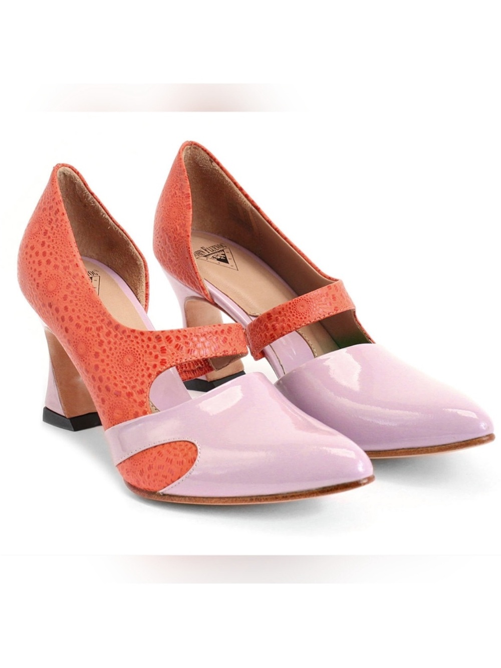 John Fluevog Big Presence Earhart Asymmetrical D’orsay Pumps